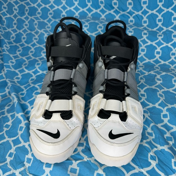 Nike Men’s size 12 Air More uptempo tri color high top sneakers multi rare shoes main image 8
